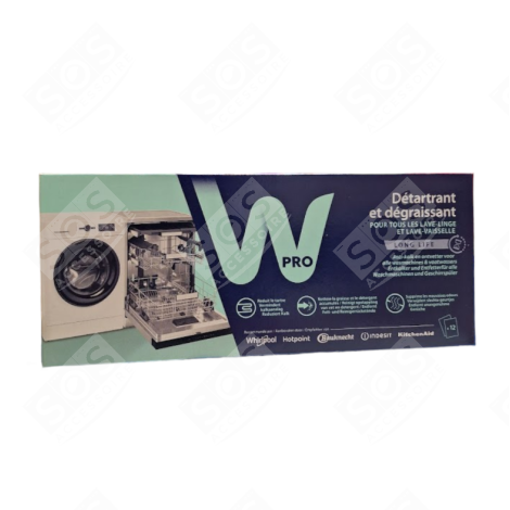 DÉTARTRANT / DÉGRAISSANT 12 SACHETS LAVE-VAISSELLE - 484000008801, C00308429