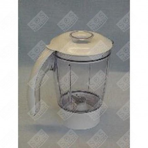 BOL BLENDER / MIXEUR COMPLET 1L ACRYLIQUE BLANC ROBOT MÉNAGER - KW659667