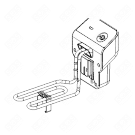 BOITIER ET RÉSISTANCE FRITEUSE, AIRFRYER - SS-996912, SS996912