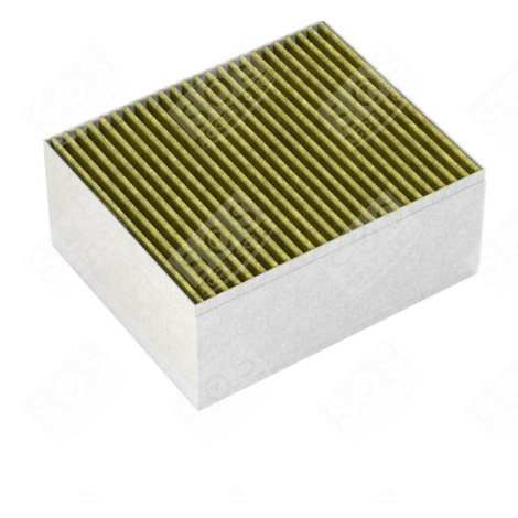 FILTRE CHARBON ACTIF (X1) POUR MODULE CLEANAIR D'ORIGINE   230X190X100 MM HOTTE - 11017314