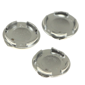 Lot de 3  caches vis chrome
