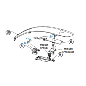 Cache poignée (ensemble de bande lumineuse inscrustée) répère 10