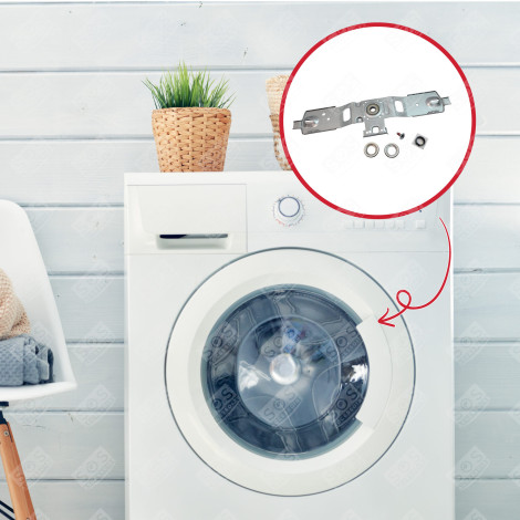 ENSEMBLE PALIER (ROULEMENT) + TRAVERSE MACHINE À LAVER, LAVE-LINGE - 52X5020, 480181701008