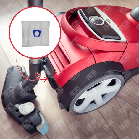 BOÎTE DE 5 SACS + 1 FILTRE COMPATIBLE ASPIRATEUR - ZR200520