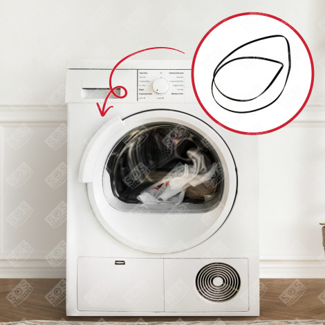 COURROIE 1965H6 NON ÉLASTIQUE (REMPLACE LA 1970H7) SÈCHE-LINGE - 481235818186, 481235818155