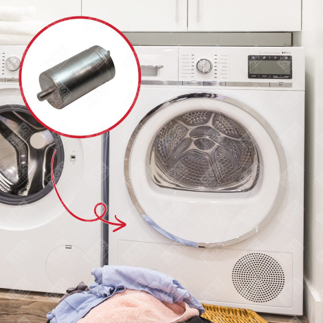 CONDENSATEUR 7MF D'ORIGINE SÈCHE-LINGE - 41039164, 482000079431