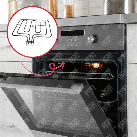 RESISTANCE  VOUTE 1400 + 1200W FOUR, CUISINIÈRE - 32017631