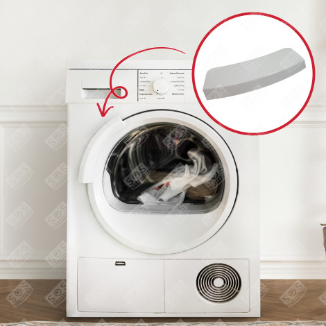 POIGNÉE PORTE HUBLOT SÈCHE-LINGE - 00644221, 00497523