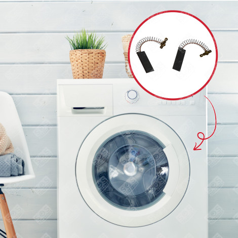 CHARBONS MOTEUR MACHINE À LAVER, LAVE-LINGE - 00605694, 605694