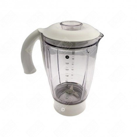 BOL BLENDER / MIXEUR COMPLET 1,5L ACRYLIQUE BLANC ROBOT MÉNAGER - KW662494