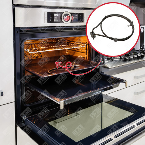 RÉSISTANCE CIRCULAIRE 230V 2000W FOUR, CUISINIÈRE - 3970128017, 3970128058