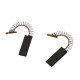 LOT DE 2 CHARBONS MOTEUR MACHINE À LAVER, LAVE-LINGE - 00616505