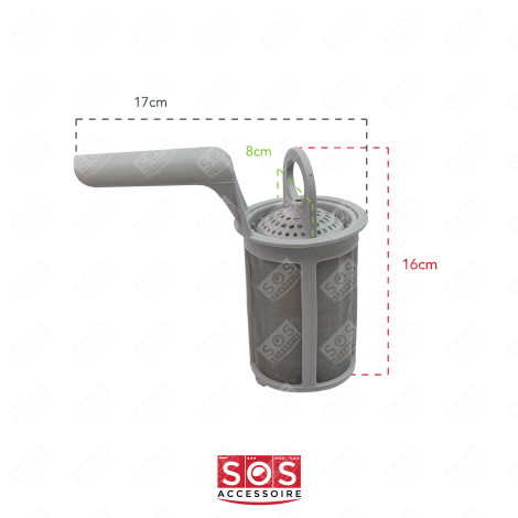 FILTRE CYLINDRE LAVE-VAISSELLE - 50297774007, 1118754009