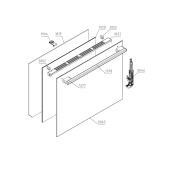 Vitre extérieure de porte repère 0063