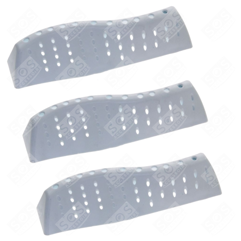 LOT DE 3 AUBES DE TAMBOUR D'ORIGINE MACHINE À LAVER, LAVE-LINGE - 42055352