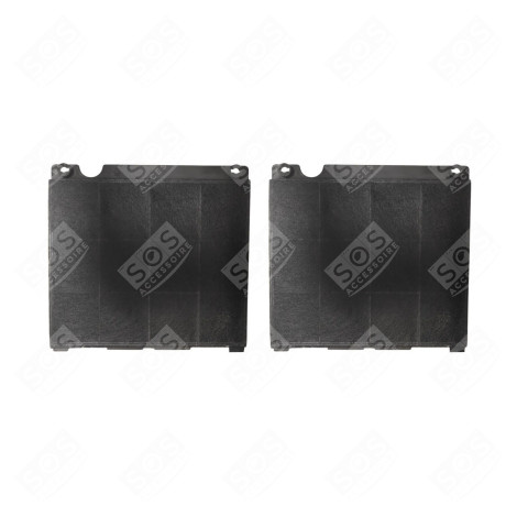 LOT DE DEUX FILTRES CHARBON TYPE 15 (230X210X30MM) HOTTE - C00090935, 9029793818