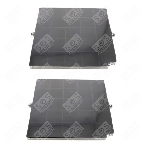 LOT DE DEUX FILTRE À CHARBON AIRFORCE FC120 AFFCAF16CS 260X256X17 MM HOTTE - 480122100934