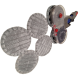 BROSSE COMPATIBLE V7 V8 V10 V11  310X345X80 MM ASPIRATEUR - BED-11-D