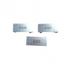 Lot de 3 touches CS chrome S/A/P SAV