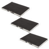 Lot de trois filtres de charbon actif