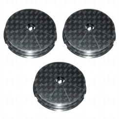 Lot de trois filtres charbon rond type 180 CR300 190X40 mm