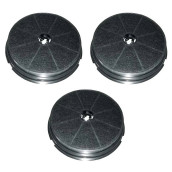 Lot de trois filtres charbon rond type 180 CR300 190X40 mm Lot de trois filtres charbon rond type 180 CR300 190X40 mm