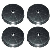 Lot de quatre filtres charbon rond type 180 CR300 190X40 mm Lot de quatre filtres charbon rond type 180 CR300 190X40 mm