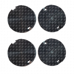 Lot de quatre filtres charbon type 29 CHF029 195X33 mm