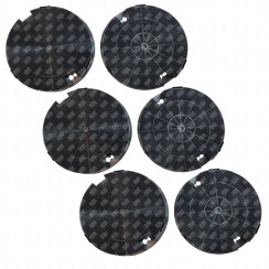 Lot de six filtres charbon type 29 CHF029 195X33 mm