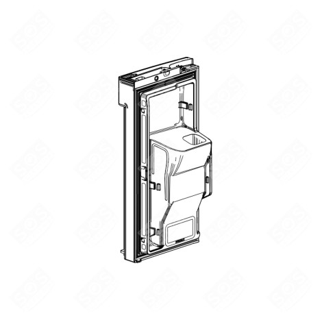 PORTE SUPÉRIEURE GAUCHE (PARTIE RÉFRIGÉRATEUR) FRIGO, RÉFRIGÉRATEUR, CONGÉLATEUR - DA82-03217E, DA91-04569D