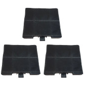 Lot de trois filtres charbon 230X215X22 mm