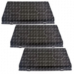 Lot de trois filtres charbon type 190 FAT190 d'origine