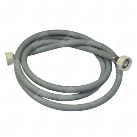 TUYAU D'ARRIVÉE D'EAU UNIVERSEL LIVRÉ SANS LES JOINTS 20/27 AVEC RACCORDS DROITS (L2500MM 3/4 F X 3/4 F) MACHINE À LAVER, LAVE-LINGE - 3666356132344
