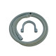 TUYAU D'ÉVACUATION D'EAU UNIVERSEL AVEC SORTIES DROITE - COUDÉE 18-22MM (L2000MM) MACHINE À LAVER, LAVE-LINGE - 3666356045880