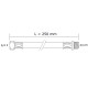 TUYAU D'ARRIVÉE D'EAU UNIVERSEL  LIVRÉ SANS LES JOINTS 20/27 AVEC RACCORDS DROITS (L250MM 3/4 F X 3/4 M) MACHINE À LAVER, LAVE-LINGE - 3666356132382