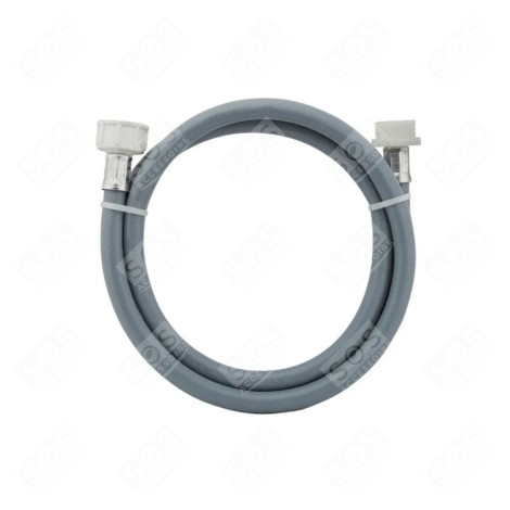 TUYAU D'ARRIVÉE D'EAU UNIVERSEL  LIVRÉ SANS LES JOINTS 20/27  AVEC RACCORDS DROITS (L1000MM 3/4 F X 3/4 M) MACHINE À LAVER, LAVE-LINGE - 3666356132313