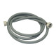 TUYAU D'ARRIVÉE D'EAU UNIVERSEL LIVRÉ SANS LES JOINTS 20/27 AVEC RACCORDS DROITS (L3500MM 3/4 F X 3/4 F) MACHINE À LAVER, LAVE-LINGE - 3666356132320