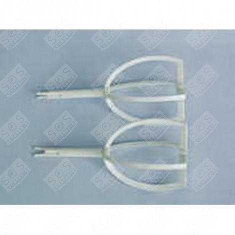 2 FOUETS PLASTIQUES BLANCS ROBOT MÉNAGER - KW663929