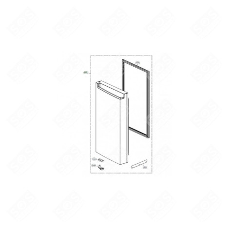 PORTE (CONGÉLATEUR PARTIE GAUCHE) FRIGO, RÉFRIGÉRATEUR, CONGÉLATEUR - ADD75017122