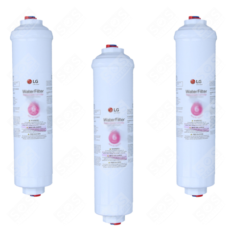 LOT DE 3 FILTRES À EAU D'ORIGINE FRIGO, RÉFRIGÉRATEUR, CONGÉLATEUR - ADQ73693901