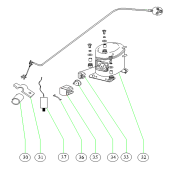 Relias de démarrage ( repère 33 )