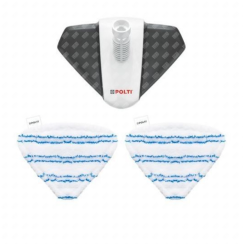 Brosse triangulaire avec 2 serpillières