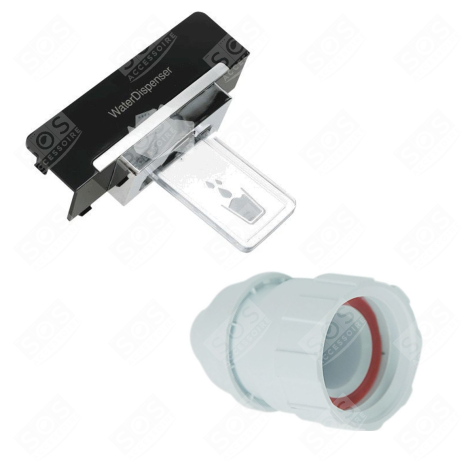 MANETTE DE DISTRIBUTEUR AVEC LEVIER D'ORIGINE FRIGO, RÉFRIGÉRATEUR, CONGÉLATEUR - 4936180100, 5911700400