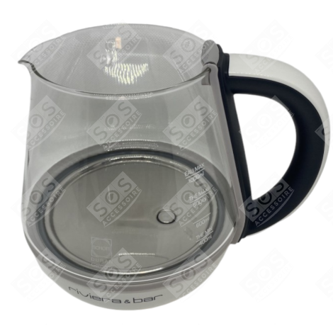 VERSEUSE EN VERRE TREMPÉ 1 LITRE CAFETIÈRE, MACHINE À CAFÉ - 500682256