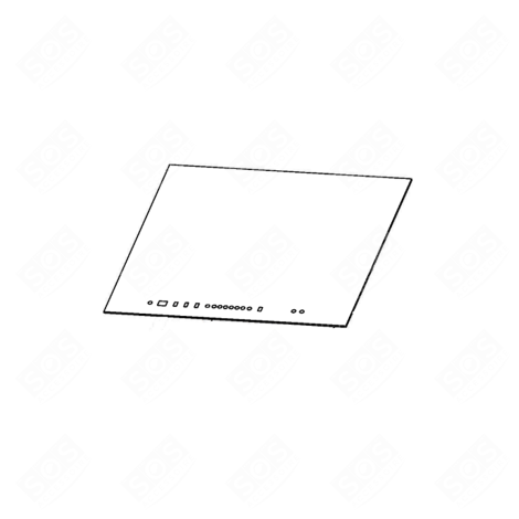 DESSUS VITROCÉRAMIQUE PLAQUE DE CUISSON - 49034317