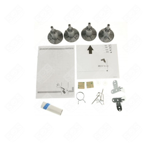 KIT DE MONTAGE PORTE LAVE-VAISSELLE - 1784430081, 1784430234