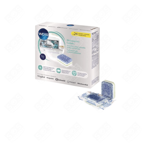 BOÎTE DE 24 TABLETTES DE LAVAGE LAVE-VAISSELLE - 484000008429, 484010678174