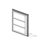 Porte (partie congélateur) repère 119811