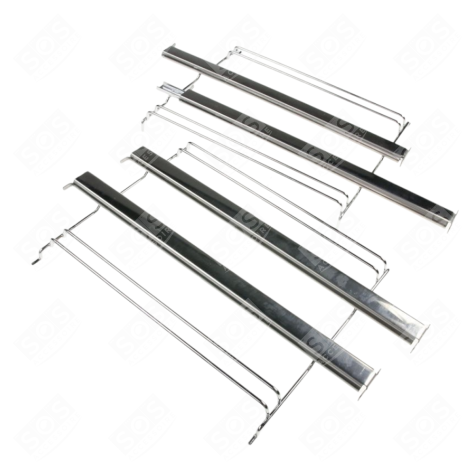 LOT DE 2 RAILS TÉLESCOPIQUES FOUR, CUISINIÈRE - 640248