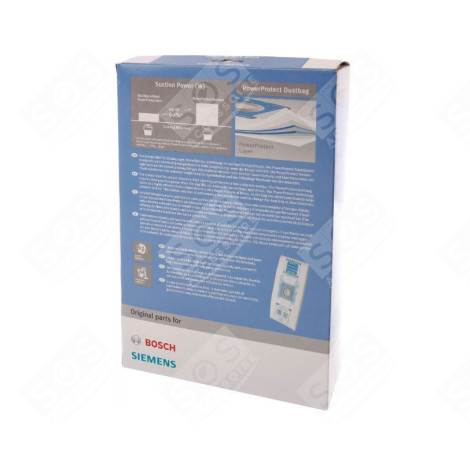 BOITE DE 5 SACS G-ALL D'ORIGINE ASPIRATEUR - 00577549